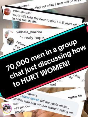 How big is your group chat? 70,000? What do you all talk about? #womenarentobjects #womenarentsafe #womenarenotobjects 