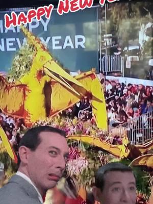 Happy New Year 🎆 #newyear #peeweehermin #peeweeplayhouse #parade #Pasadena #rosebowl #rosebowlpasadena #rosebowlparade #float #floats #dinosaur #fyp #forfun #fun #happy #joy #voiceover #myvoice @Pee-wee Herman 