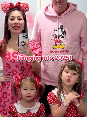 Disney Family jumping into 2025! Loved ringing in the new year at the most magical place on earth! ✨ #disney #family #2025 #HNY #WDW #happynewyear #jump #fashion #jumpingchallenge 