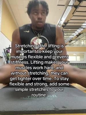 Don’t sleep on stretching 🧘🏾‍♂️💪🏾 Recovery is just as important as the grind! #StretchToStrength #GymFlow #fitnesstips #gym #viral #fyp #relateable #eachlensky #fypシ 