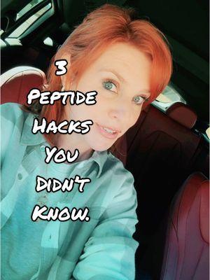 #peptide #peptidetherapy #recovery #therapy #healthjourney #healthy 3 peptide hacks you probably didn’t know.