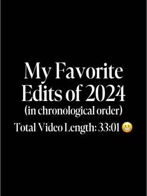 I applaud anyone who sits through this video. This is more of an archive video for me than anything else but thank you all for jointing the ride this year. I had a lot of fun with my edits 💜 #editingbyz #xyzcba #foryoupage #foryou #2024 