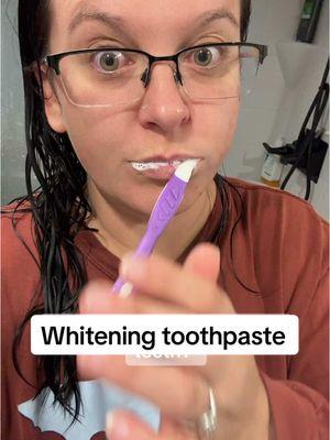 Is it gonna be worth the hype? You will have to Follow along to see my update after a few brushes! #dentalhealth #teethbrushing #whitening #whiteningtoothpaste #teeth #smile #healthysmile #myroutine 