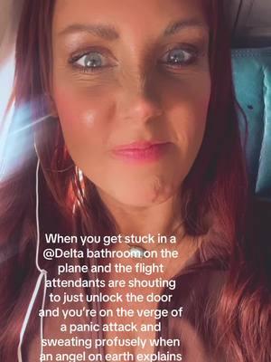 New fear unlocked. Not ever peeing on a plane again. #delta #deltaairlines #MomsofTikTok #traveling #southern #scary #airplanes #stuck #fyp 