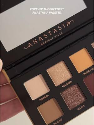 forever the prettiest and my favorite. 🤎 @Anastasia Beverly Hills  #ABH #anastasiabeverlyhills #softglam #softglamminipalette #abheyeshadowpalette #TikTokShop #tiktokshopfinds #eyeshadowpalette #minieyeshadowpalette #unboxing #beauty #makeup 