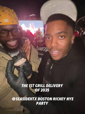 MIKE @Mikeadelabu 1st grill delivery of 2025 IM THE NEW KING OF HOUSTON GRILLZ #houstonjeweler #newyears #bostonrichey #helpme