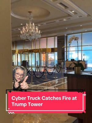 #happynewyear #tesla #cybertruck #catches #fire #at #trumptower #nyc #metaphor #trumpmusk #muskratlove #viralvideo #holyshit #breakingnews 