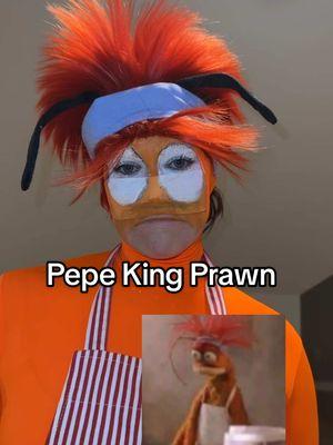 Pepe the King Prawn, the darling of TikTok #pepe #mupet #ihearyourvoice #cosplay 