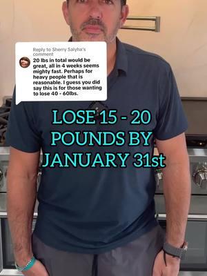 Replying to @Sherry Salyha  Lose 15-20 poundsby January 31st Click the link in our bio to start your journey today! #newyear #fatlosshelp #newyearnewyou #skinny #theapproach #fypシ #holidayweightloss #loseweightwithme #familytime #FoodLovers #youtime 