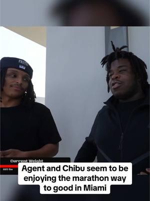 Agent and Chibu seem to be enjoying the marathon way to good in Miami #agent00 #chibu 