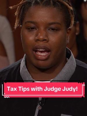 Tax tips with Judge Judy! #judgejudy #tvshow #tv #taxes #legaltiktok 