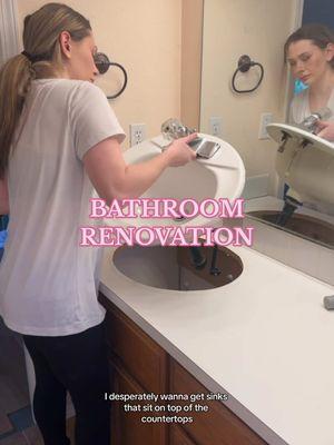 Part 1 of this bathroom renovation! However, the pipe did me dirty so I gotta pause on this to fix that 👩🏼‍🔧  #renovation #DIY #diyproject #homeimprovement #homestead #homeproject #diyhomedecor #bathroom #decor #improvement #homesweethome #remodel #work 