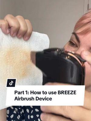 Part 1 of 3 - HOW TO use our BREEZE Airbrush Device. Charging + trigger training 📝 #LUMINESS #airbrushmakeup #makeuptips #airbrush #foundationtips #LUMINESSBreeze 