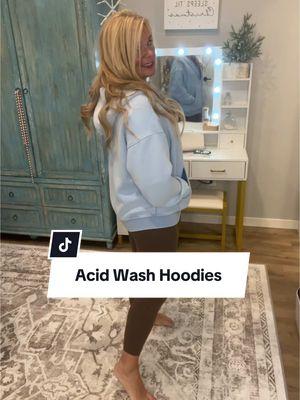 Acid washed hoodies that are so soft and cozy you’ll want to wear them every day! @Faiable Fashion  Everyday outfit ideas  Casual outfits  Women’s clothes TikTok shop Ootdfashion  #everydayoutfitideas #casualoutfits #wimensclothestiktokshop #tiktokshopfinds #acidwashhoodie #vintagestyle #ootdfashion #hoodies 