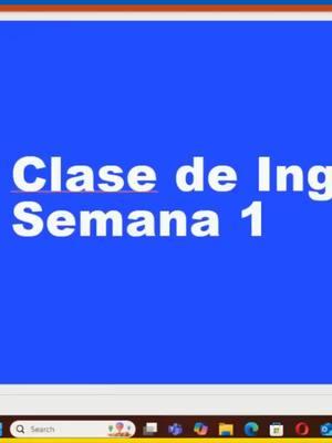 CLASE DE INGLES - SEMANA 1 - Inscribite a las clases de Ingles en el enlace que esta en mi perfil. #elprofedelaciudadania #ciudadanosestadounidenses #ciudadanosamericanos #superacion #añonuevo #taxes #clases de ingles