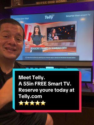 Meet Telly. A FREE 55in feature packed, super smart TV. It has a 4K TV stacked on top of a great sounding sound bar, which sits on a smart 2nd screen. Reserve yours today at Telly.com. Two thumbs up! 👍👍 #tinoreviews #techreview #techreviewer #gadgetreview #Telly #FreeTV #FreeTelly #smarttv @Telly 