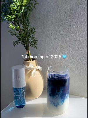 1st morning of 2025 🩵 #grwmroutine #morningroutine #aestheticmorningroutine #morningdiaries #morningvlog #bluematcha #blueaesthetic #softgirl #skincare #girlygirlaesthetic #fyp #foryoupage #viral #cleangirlaesthetic #roomdecor #digitaldiary 