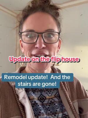 Flip house update! 🚧 We straightened the stairs (bye-bye L shape 👋), and now there’s so much more space in the kitchen! 🏡 This open concept is coming together—remember, we took down the wall, so the living room, dining, and kitchen all flow together now. 🙌 Stay tuned for how this kitchen will turn out—it’s gonna be amazing! What do you think of the changes so far? 👇 #FlipHouseJourney #OpenConceptLiving #KitchenGoals #RealEstateUpdates #BeforeAndAfter #alishacollins #realestatebestie #casperwyoming #casperwyomingrealestate 