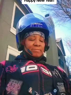 Gearing up for my first ride of 2024# jamming #winter2025 #vibes #blackgirlmagic #singlelife #growingandglowing #independentfemalebiker 