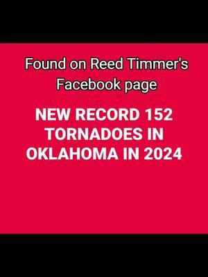 #reedtimmer #meteorologist #extreme #tornado #oklahoma #record #2024 #fyp #twistergirl  #stormchaser 