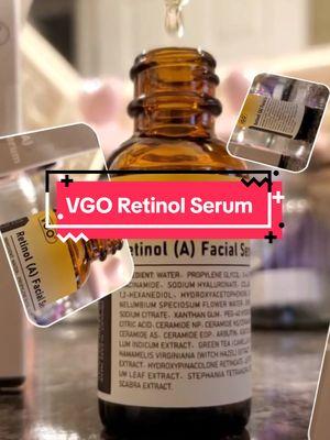 The benefits of retinol serum are magical. #vgobeauty #vgoskincare    #retinolserum #retinolskincare #retinol #TikTokBeauty @vgo_beauty #tiktokshopfinds #skincareroutine 