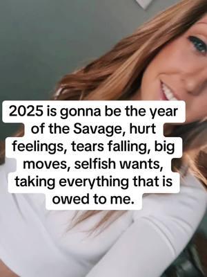 2025 the year of the savage 😈🖤 #adayinmylife #welcometomylife #2025 #fyp #viral #savage #myyear #newyearsresolution #newyear #switching #hello 