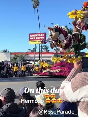 #onthisday #desfiledelasrosas #roseparade #pasadenacalifornia @Pasadena @Rose Parade 