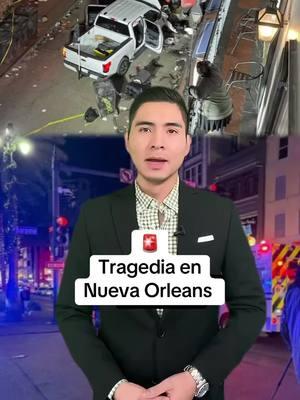 🚨Tragedia en Nueva Orleans tras los festejos de año nuevo, 10 personas mueren y 30 resultaron heridas tras ser arrolladas por un vehículo. #tragedia #añonuevo #1enero2025 #nuevaorleans #louisiana #bourbonstreet #Viral 