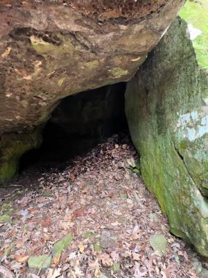 Little cave in the land of nod #fyp #arkansas #outdoorlife #hikertok #hikingadventures #explorearkansas #followme 