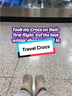 Traveling in fleece lined Crocs was pure perfection. In case you were wondering, I dress like a bum when I travel and care more about comfort than style. I’m not trying to impress anyone I just want to be comfortable. So glad I brought my Blitzens on their first flight. Made me feel at home #ttsdelightnow #giftguide #newyearnewaura #letstravel 