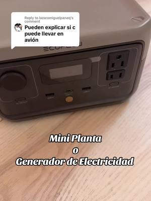 Replying to @lazaromiguelpaneq #miniplanta #generadoreselectricos #ecoflow #panelsolar #panelessolares 