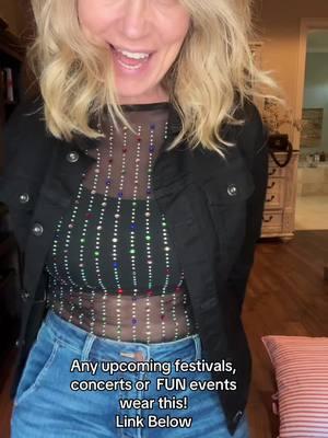 #meshrhinestonetop #festivalseason #concertfashion #festivalfashion #rhinestonebodysuit #spotlightfinds #premiumselection #NewYearNewAura #ravegirlsdoitbetter 