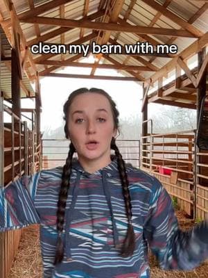 a barn reset ❤️‍🔥 #barn #cleaning #western #rodeo #country #barrelracer #barrelhorse #horseriding #horses #equestrian #equine #horsegirl #sorrel #sorrelmare #mare 