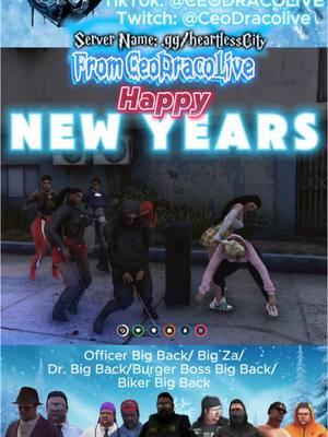 Happy new years everyone ! #officerbigback #bigza #rp #fyp #viralvideo #gta #dance #dancechallenge #dancer #2025 