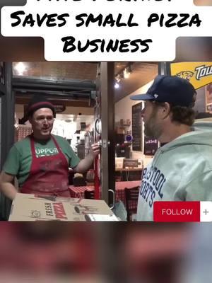 Pizza Hero: Business Grants Save the Day!#fyp #daveportnoy #pizzareview 