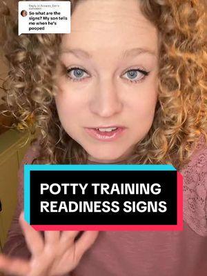 Replying to @Anowey_Eun here are some of the readiness aigns you can look for when it comes to potty training! #toddlertips #pottytrain #toddlerparents #toddlerhood #toddlerdevelopment #earlychildhood 