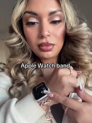 My new WATCH BAND is everything!! It combines jewelry and necessities all in one !  #tiktokshopcreatorpicks #tiktokmademebuyit #tiktokshopfinds #watchband #watchbands #applewatchband #applewatchbands #braceletwatch #giftguide #ttsdelight  