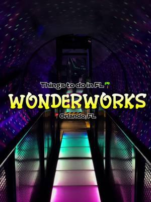 Things to do in FL🌴:  WonderWorks After Dark📍Orlando, FL. WonderWorks is definitely one of my favorite things to do in Orlando! I especially love their after-hours event just $25 per person for full access to all the attractions. The tickets are valid after 8 PM, so next time you’re looking for something fun in Orlando, be sure to check out the iconic upside down building! 📍9067 International Dr, Orlando, FL 32819 #wonderworks #orlando #thingstodoinorlando #afterhours #internationaldrive #orlandoactivities #upsidedown #fyp #orlandoflorida #thingstodo 