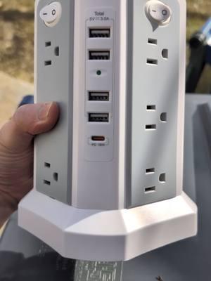 Power Tower Surge Protector is exactly what I've been looking for.  #chargingport #powerstriptower #extensioncord 