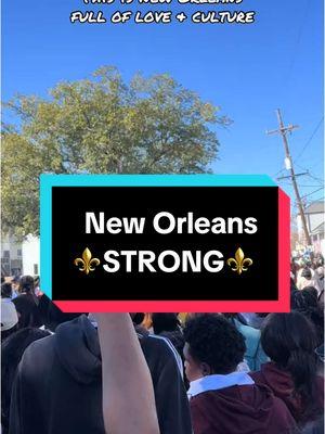 New Orleans strong. The people of New Orleans will get through this. We will not stop. We will not let terror affect the culture of a people that has been going strong for 300 years. Pray for New Orleans, the families, and first responders. We love you New Orleans!  #nola #neworleans #nolanews #creole #louisiana #visitineworleans 