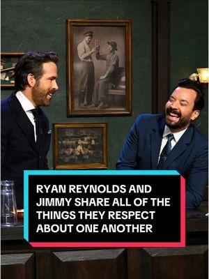 @Ryan Reynolds and Jimmy share all of the things they respect about one another 🤣 #FallonFlashback #TonightShow #RyanReynolds #JimmyFallon 