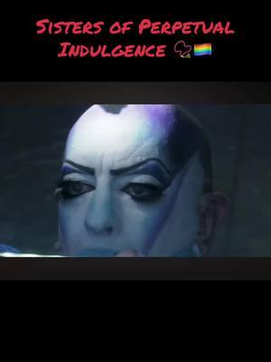 This is taken from the documentary “We Are Here,” which explores the lives of members from a global community of queer nuns who embrace a bold and vibrant existence. Known as the Sisters of Perpetual Indulgence, they serve as a symbol of self-expression and self-acceptance worldwide.  #fyp #sistersofperpetualindulgence #queertiktok #queerhistory #Pride #drag #foryoupage 