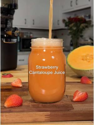 Strawberry Cantaloupe Juice ❤️ (Save 10% On This Kuvings Auto10 Plus Juicer & Find My Recipe Ebook Linked In My Bio) Let’s enter the new year with this all natural 2 ingredient fruit juice recipe 🍓 Cantaloupe melon & strawberries come together to create a great perfectly balanced fruit punch flavor that even the kids will love! This recipe is loaded with nutrients that will greatly boost the immune system, hydrate the body & naturally increase energy levels ⚡️ No better way to start 2025 ✨ Would you try this recipe? ❤️ Ingredients: yields roughly 1 liter of juice! 1/2 cantaloupe melon 1-2 cups strawberries (personal preference) #growyourown #fruitpunch #juicerecipe #juicingrecipes #juice #cantaloupe #strawberry #fruitjuice #immuneboost #hydration #nutritious #juicingforhealth #healthiswealth #healthandwellness #growyourownfood #growyourownlives #fruitheals #healingfruit #natureheals #healingnature #fy #fyp #fypシ #foryou #foryoupage