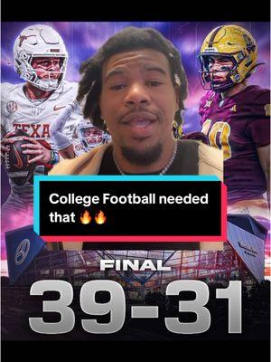 THAT WAS WHAT COLLEGE FOOTBALL NEEDED 🔥🔥🔥 #texas #texasfootball #arizonast #CollegeFootball #collegefootballplayoff #arizonastfootball