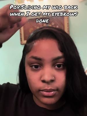 It only took one time for me to learn 😂😂😂 #waxing #eyebrows #tashaskids #pov #povs #relatable #relatablememes #blackgirls #wig #funn #funnyvideo #funnymoments #trending #trend 