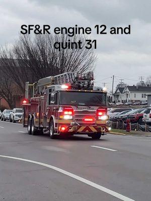 Shelbyville fire and rescue responding to fire alarm sounding engine12 and quint 31 #firedepartment #firefighter #Firefighting #firedept #Firemen #feuerwehr #bombero #pompier #thinredline #BShiftStandard #firehouse #fireservice #firstresponders #trainsmart #trainhard #fire #hookncan #typ #trainyourprobie #paramedic #emt