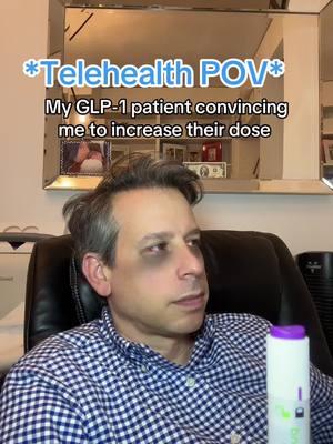 Ride out each dose til it stops working then we can talk. Don’t forget to drink your water and eat your protein. #glp1community #glp1provider #telehealth #compound #doctorsoftiktok #glp1medication 