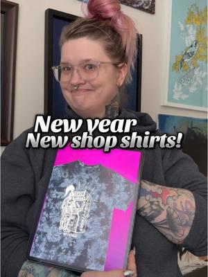 These are designed by yours truly and screenprinted by the fine folks at @RawPaw!!  Link is in the usual spot, and be sure to come see me at Neon Knights Tattoo Club for a new tattoo this year, yeah? #newshirt #shopshirts #tattooshop #austintattooshop #austintattooartist #tattooartist #austinartist #supportlocalartists #screenprinting #shirtdesign 