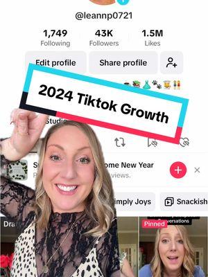 Thank you for being here! ❤️#2024 #yearinreview #tiktokgrowth #accountgrowth #growth #monthbymonth #hoosiermomtok #greenscreen 