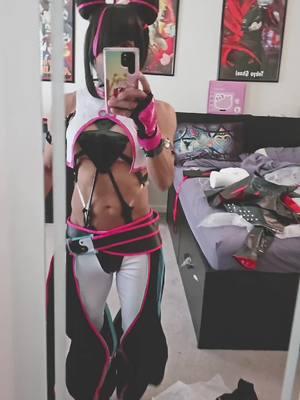 I tried on my Juri cosplay.  I just need to do makeup and lenses. #juri #sf6 #streetfighter #fighter #fightinggame #ala #animelosangeles #foryou 